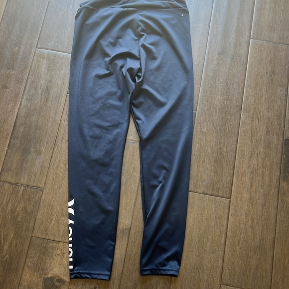 Hurley girls leggings, navy blue stretchy size 14/16, comfy workout pants - Picture 6 of 7